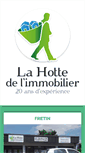 Mobile Screenshot of lahottedelimmobilier.com